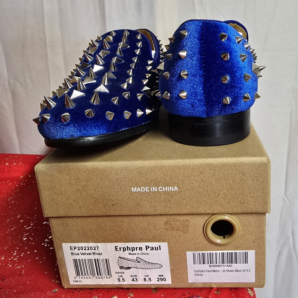 Epre Paul Studded Slip-On Dress Loafers